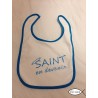 Bavoir Saint en devenir Bleu ciel
